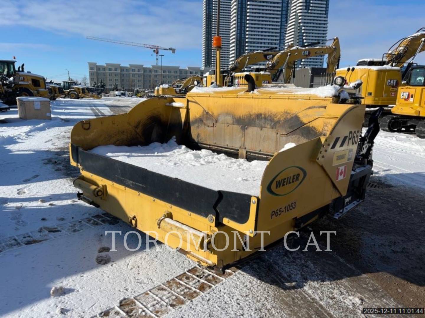 Weiler P65, Asphalt Paver, 631 hours, S/N: P651053, 2021 - Image 1