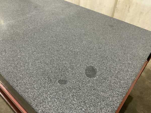36" x 72" Collins Microflat granite surface plate, gray charcoal color, grade A, cover - Image 6
