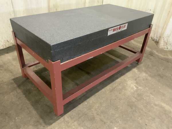 36" x 72" Collins Microflat granite surface plate, gray charcoal color, grade A, cover - Image 10