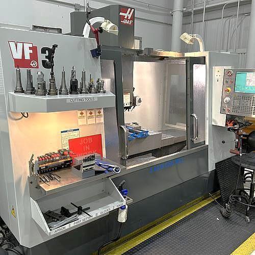 Haas #VF-3, Vertical Machining Center, 3-Axis, 40" X, 20" Y, 25" Z, 18" x 48" Table, 30 HP, 8100 RPM, CAT40 - Image 1