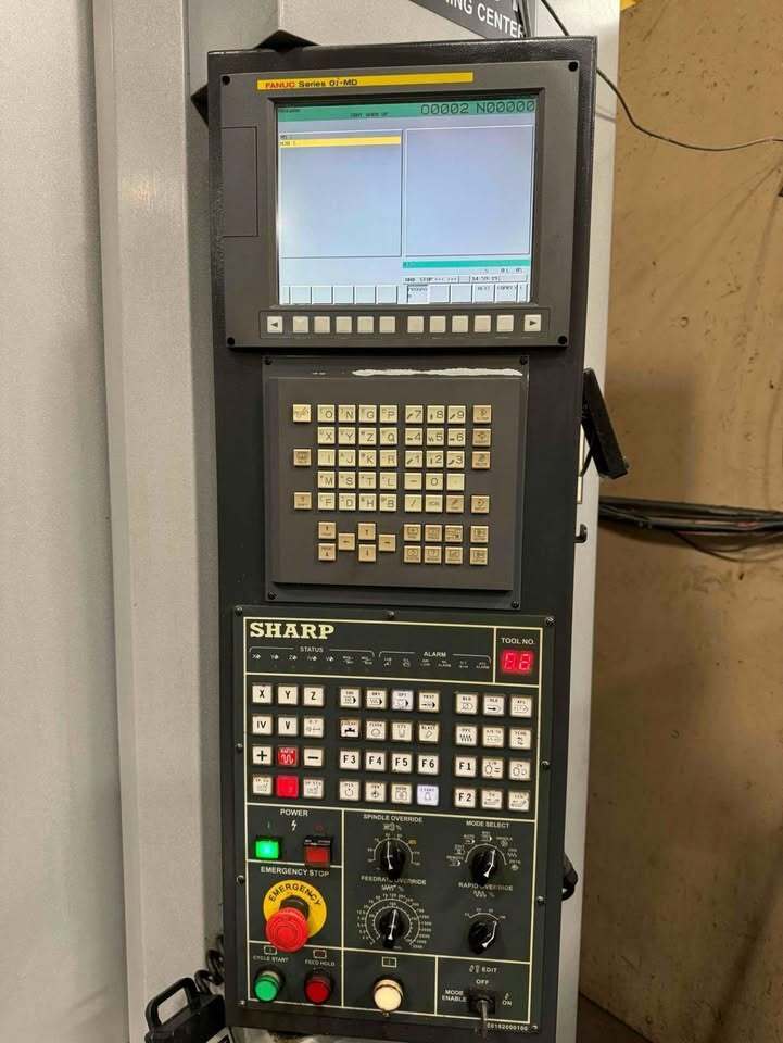 Sharp #SV-4328ST, Vertical Machining Center, 3-Axis, 43.3" X, 27.5" Y, 24" Z, 25.6" x 51.2" Table, 25 HP - Image 7