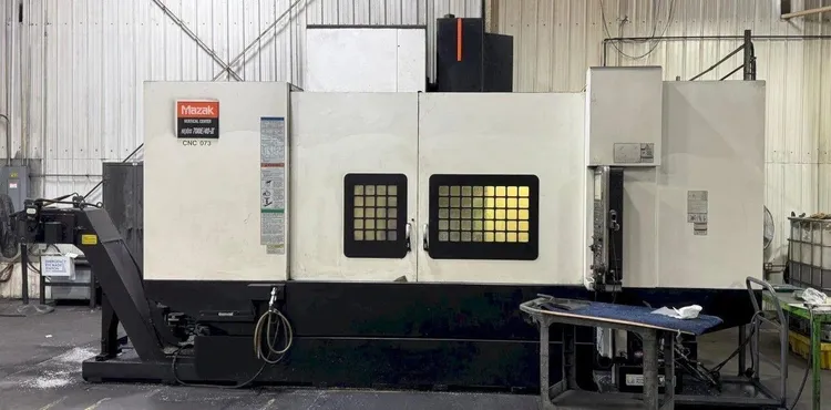 Mazak #Vertical-Center-Nexus-700E/40-II, Vertical Machining Center, 4-Axis, 80" X, 27.5" Y, 28.3" Z, 15 HP - Image 1