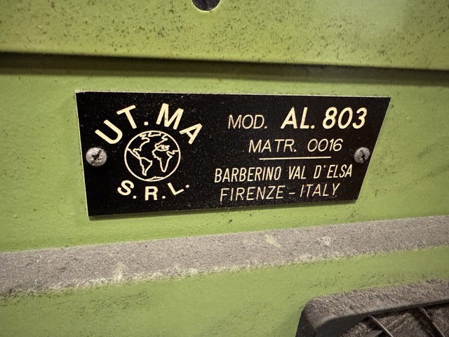 UT.MA SRL #AL.803, Automatic Circular Saw Blade Grinder/Sharpener, 4.7"-31" blade diameter capacity, 1-1/4" - Image 5