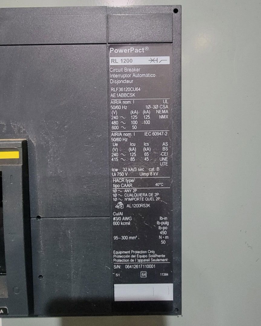 1200 Amp. Cummins OTPCE-A040V088, Automatic Transfer Switch, 3 pole, NEMA 3R enclosure, 600 Volt, 3PH, 2011 - Image 5