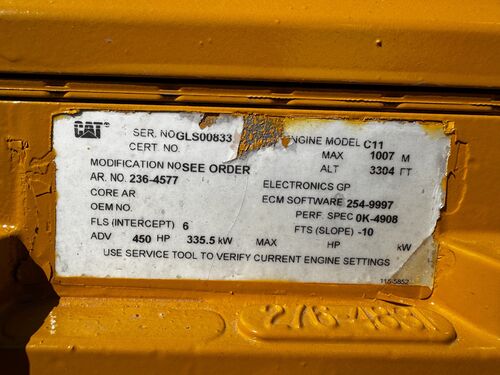 450 HP Caterpillar #C11, industrial diesel engine - Image 3