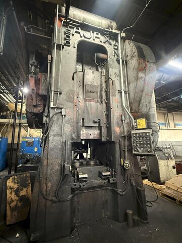1600 Ton, Ajax, forging press, 12" stroke, 35" Shut Height, 48" x54" bed, 60 SPM, spare parts, 1978 - Image 1