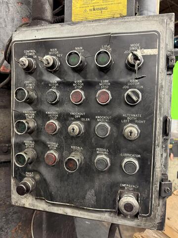 1600 Ton, Ajax, forging press, 12" stroke, 35" Shut Height, 48" x54" bed, 60 SPM, spare parts, 1978 - Image 6