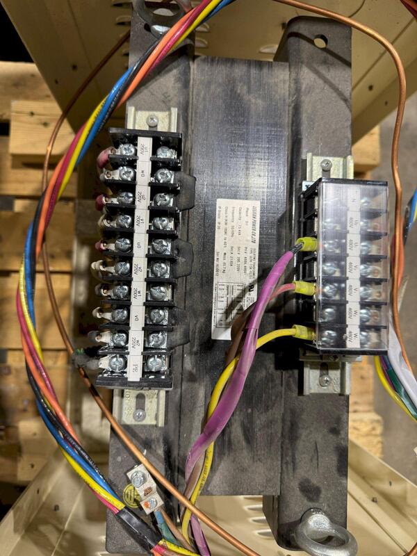 7.5 KVA, 460/480 Primary, 200/220 Secondary Leejeon #ULTK-7.5K-F5701, Isolating transformer, 3 PH, class H - Image 5