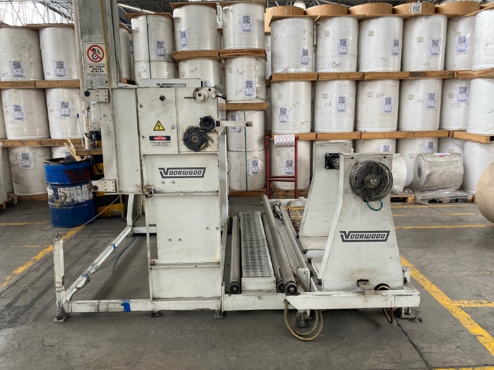 Voorwood #S64RA, Slitter Rewinder, 165 double pneumatic shaft - Image 2
