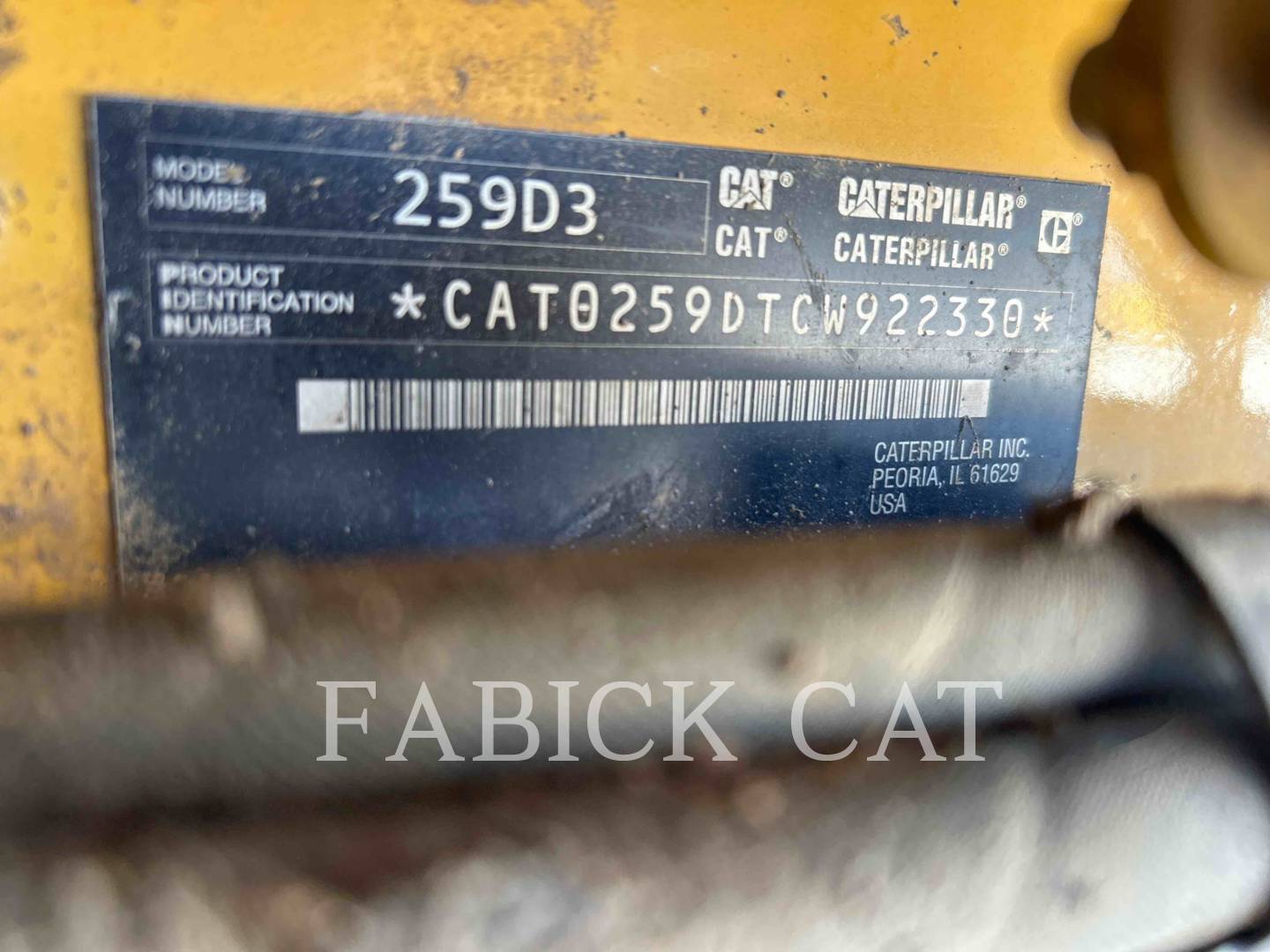 Cat 259D3 C3H2, 2154 hours, S/N: CW922330, 2023 - Image 6
