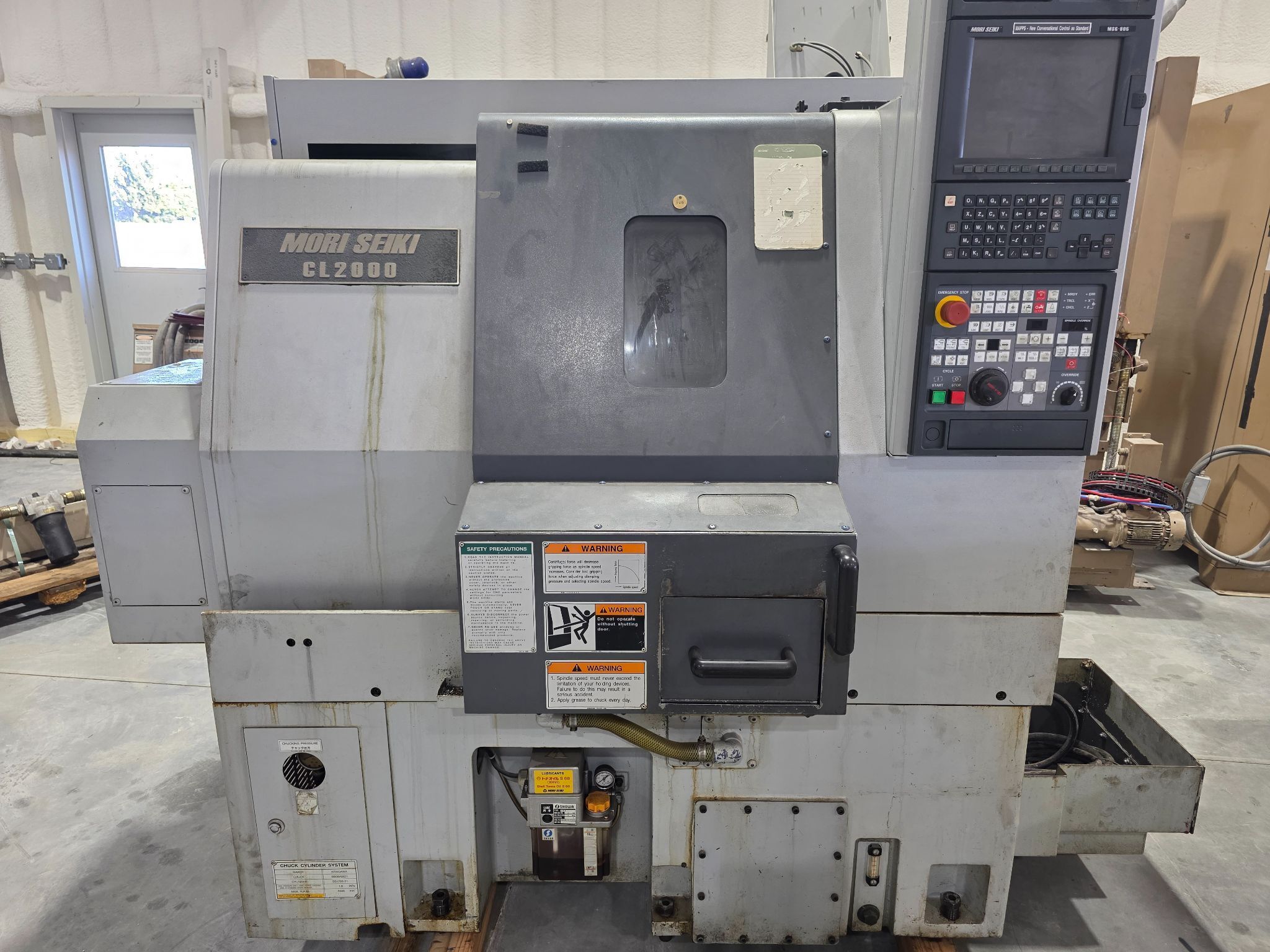 Mori Seiki #CL-2000B, CNC lathe, 2002 - Image 1
