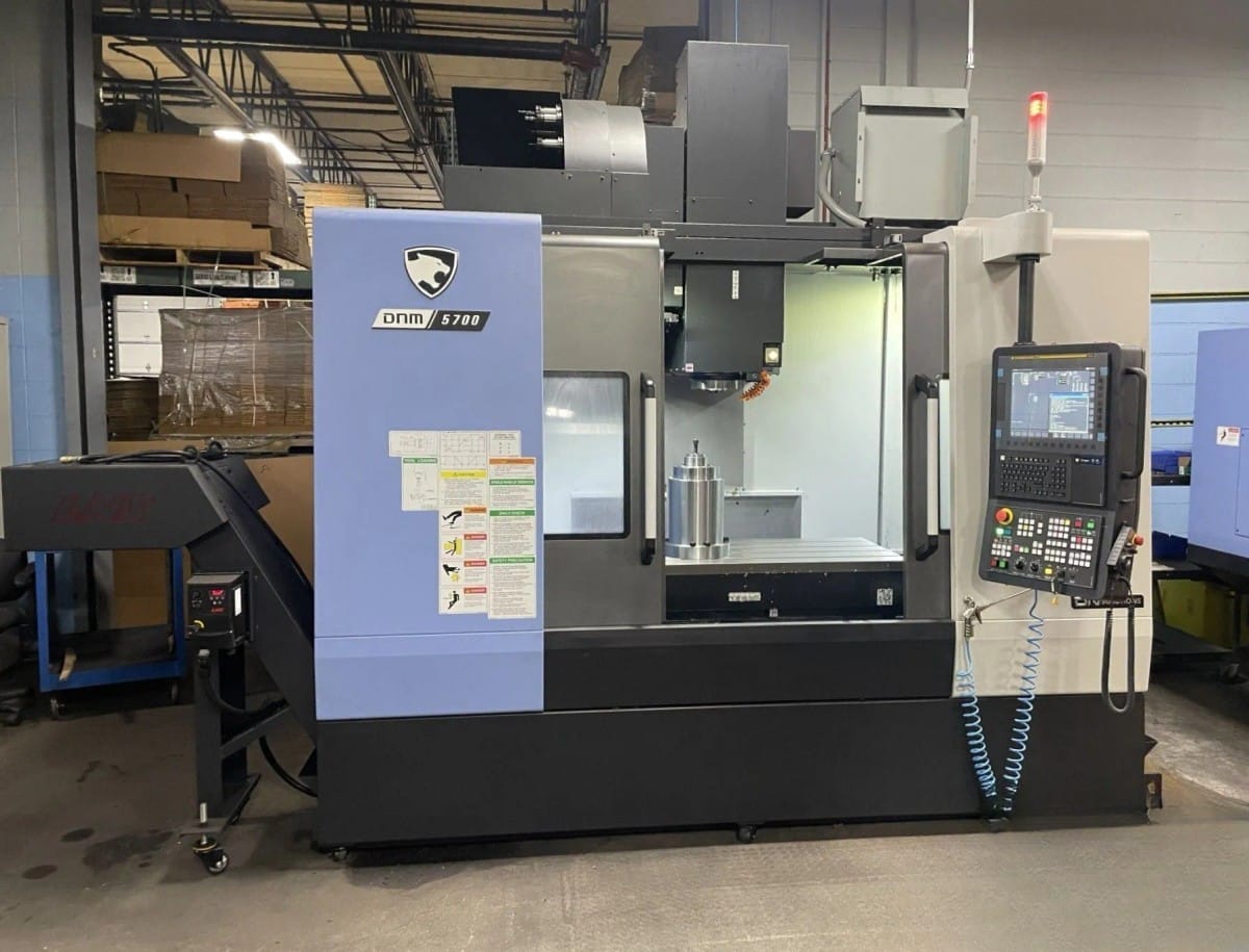 DN Solutions #DNM-5700, CNC vertical machining center, 41" X, 22" Y, 20" Z, 12000 RPM, 25 HP, CAT-40, 30 - Image 1
