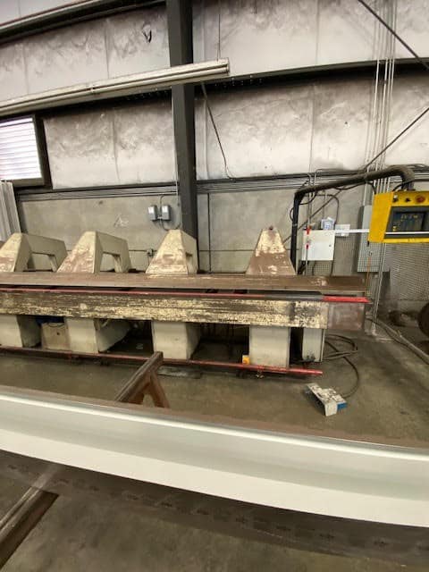 255" Roper Whitney #AM2116, Folder, 16 gauge MS, 20 gauge Stainless Steel, 5 finger backgauge, 49" back gauge - Image 10