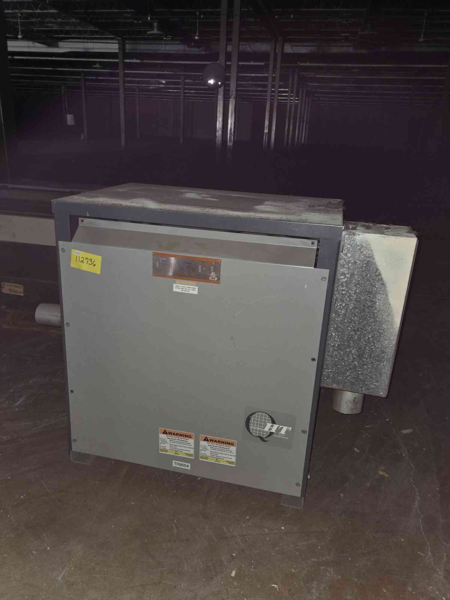 112.5 KVA, 480 Primary, 208Y/120 Secondary General Electric #9T23A3875, Dry Type Transformer, 3 Phase - Image 7