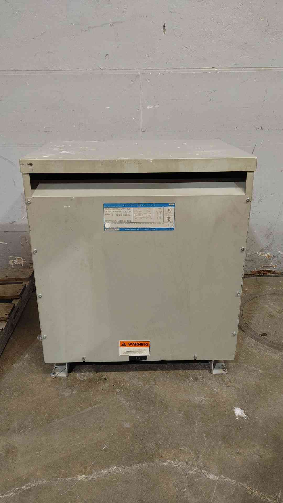 150 KVA, 480 Primary, 208/120 Secondary General Electric #9T23B3874, Dry Type Transformer, 3 Phase - Image 4