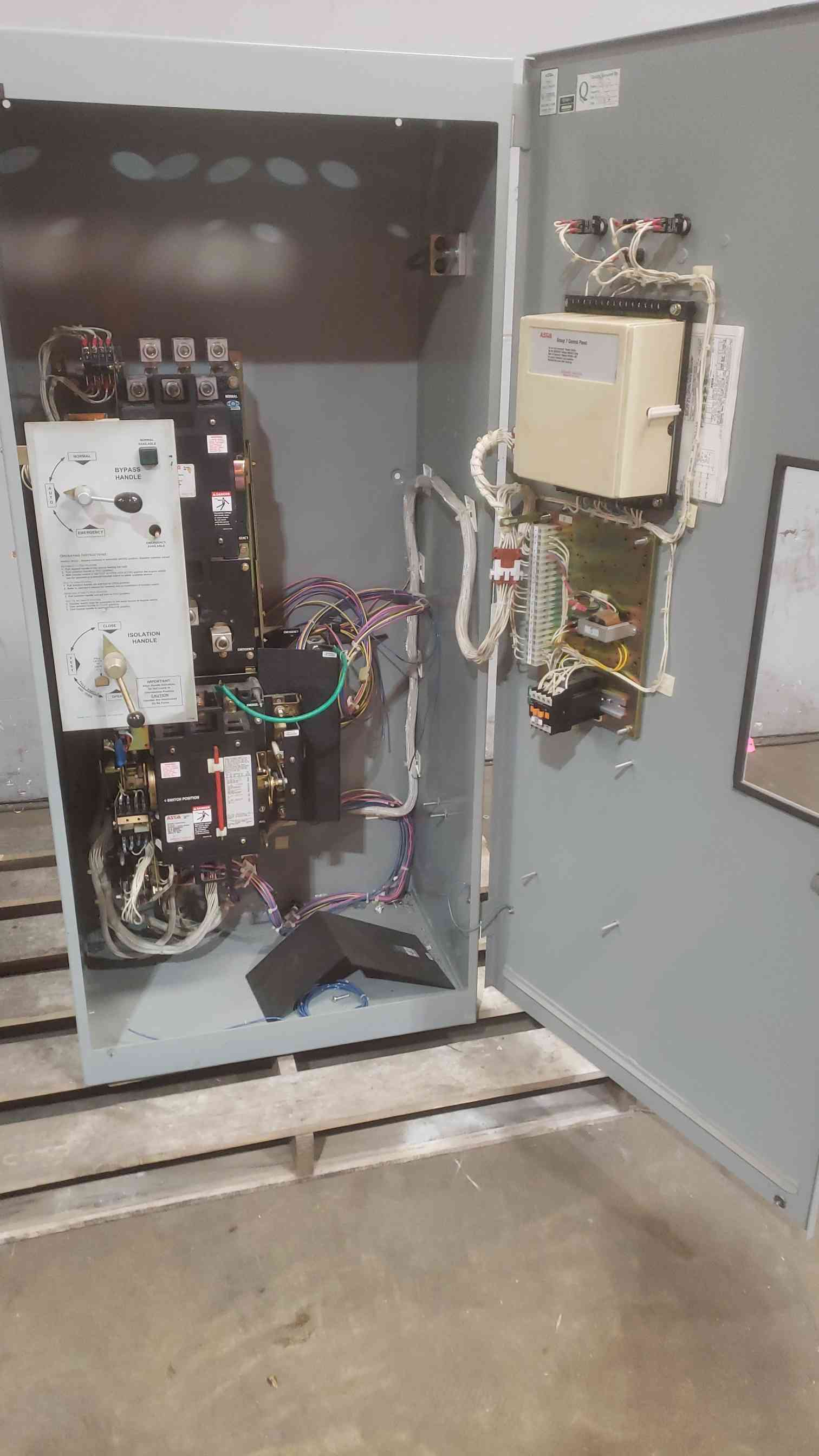260 Amp. ASCO, Product 962, Bypass Isolation Automatic Transfer Switch, 480V.3PH - Image 2