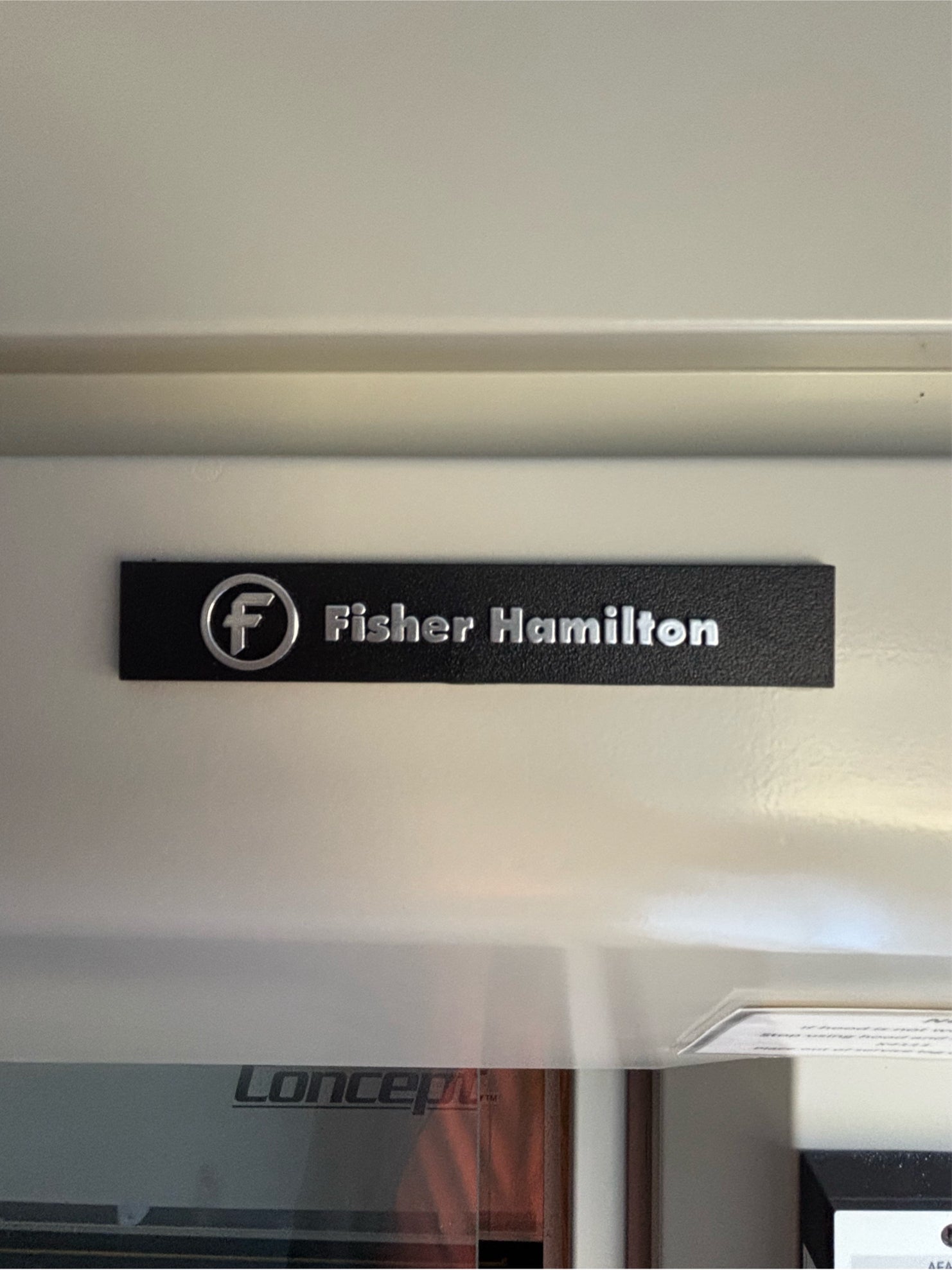 Fisher Hamilton " Concept", Fume Hood, Polymer Lining, Epoxy Work Bench, 8' width, A Condition - Image 3