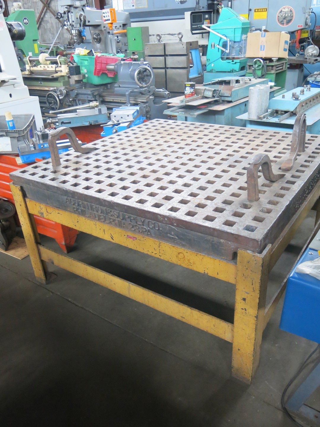 Acorn, Welding table, 5' x 5', w/ holddowns - Image 1