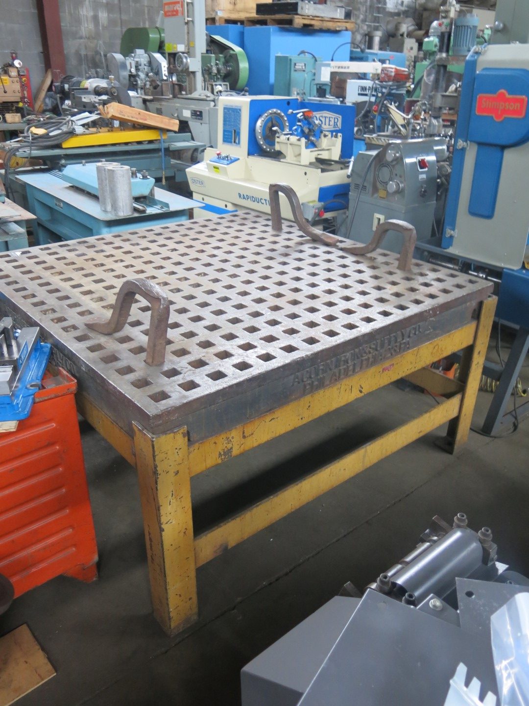 Acorn, Welding table, 5' x 5', w/ holddowns - Image 2