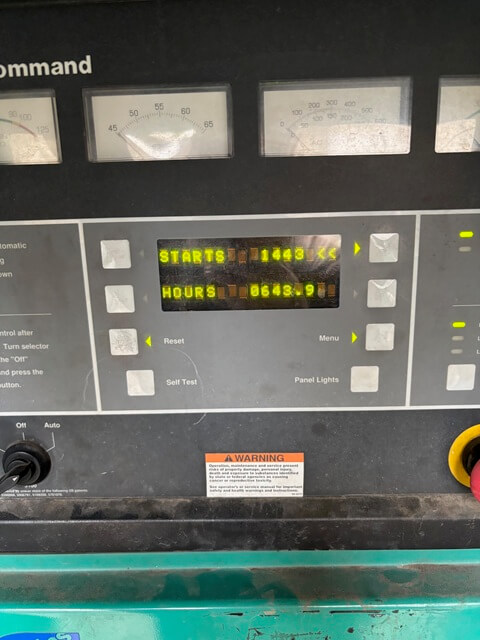 600 KW Cummins #DFGB-4955005, Diesel Generator, 805 HP, VTA28-G5 Engine, weatherproof enclosure, 632 hours - Image 7