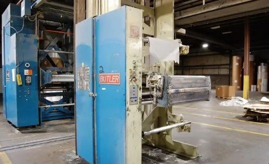Baker Perkins #G14, Coldset Web Offset Press Line, 4-Unit / 3-Web, 22.8" (580 mm) Cutoff x 38" (965 mm) Web - Image 4