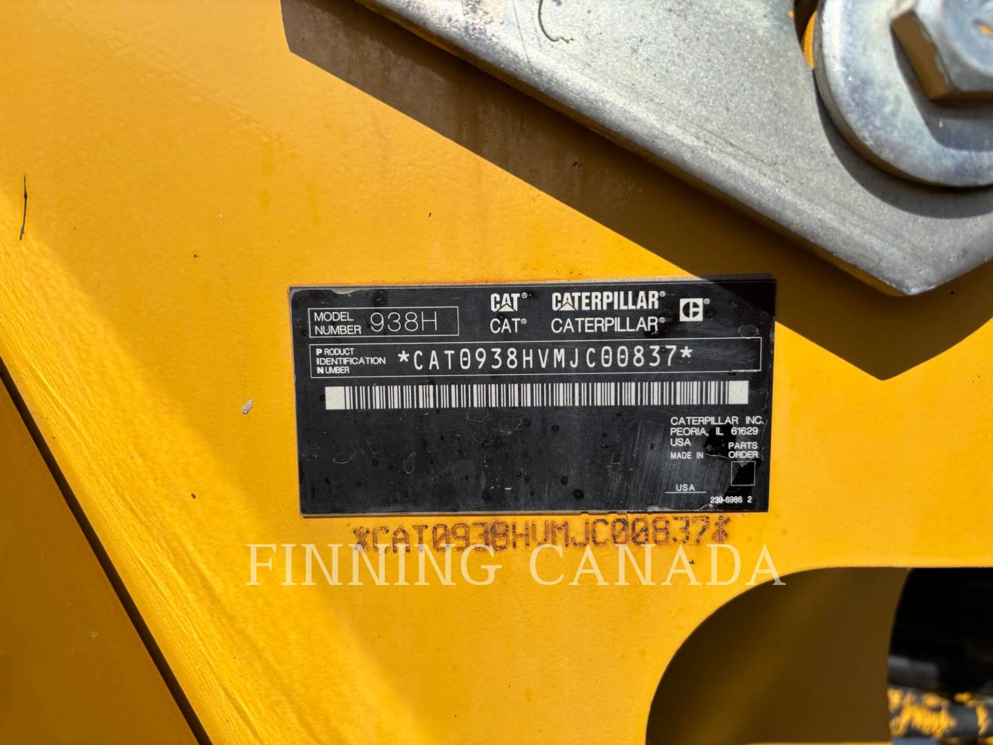 Cat 938H, Wheel Loader, 7197 hours, S/N: MJC00837, 2010 - Image 6