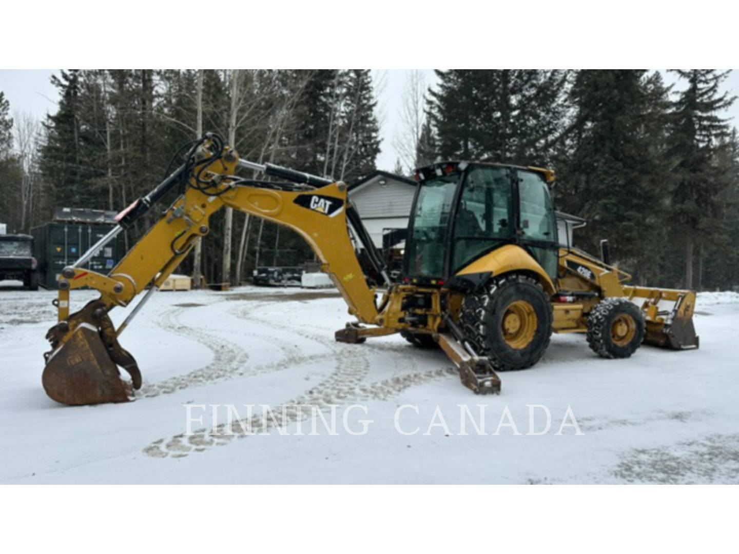 Cat 420E, Backhoe Loader, 10216 hours, S/N: HLS04914, 2007 - Image 3