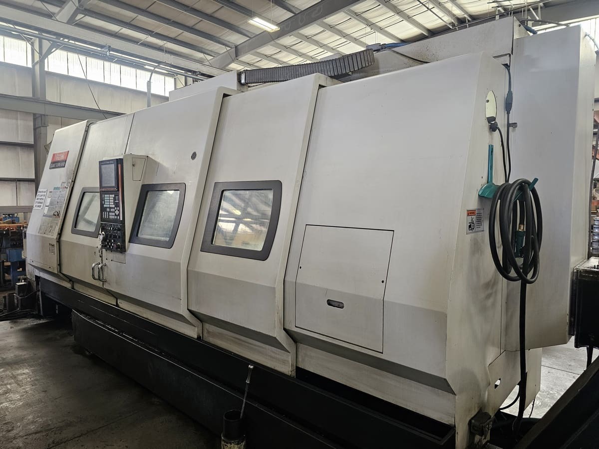 Mazak #Slant-Turn-450, 2-Axis CNC Lathe, 28" swing, 24" turning diameter, 80" machining length, 20" chuck - Image 1