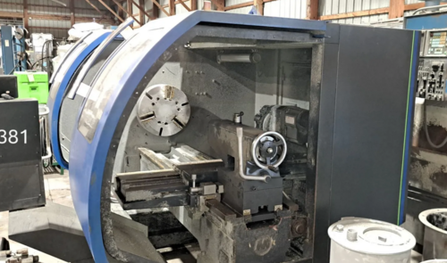 Milltronics #ML26/40, CNC Lathe, 27" swing, 40" machining length, 3.22" bore, 24 HP, 2000 RPM, 8-station - Image 3