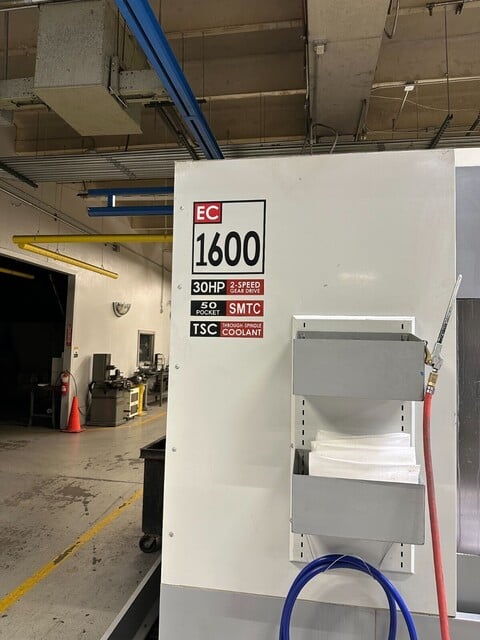 Haas #EC-1600, 4-Axis Horizontal Machining Center, 64" X, 50" Y, 32" Z, 30 HP, 7500 RPM, 30 automatic tool - Image 3
