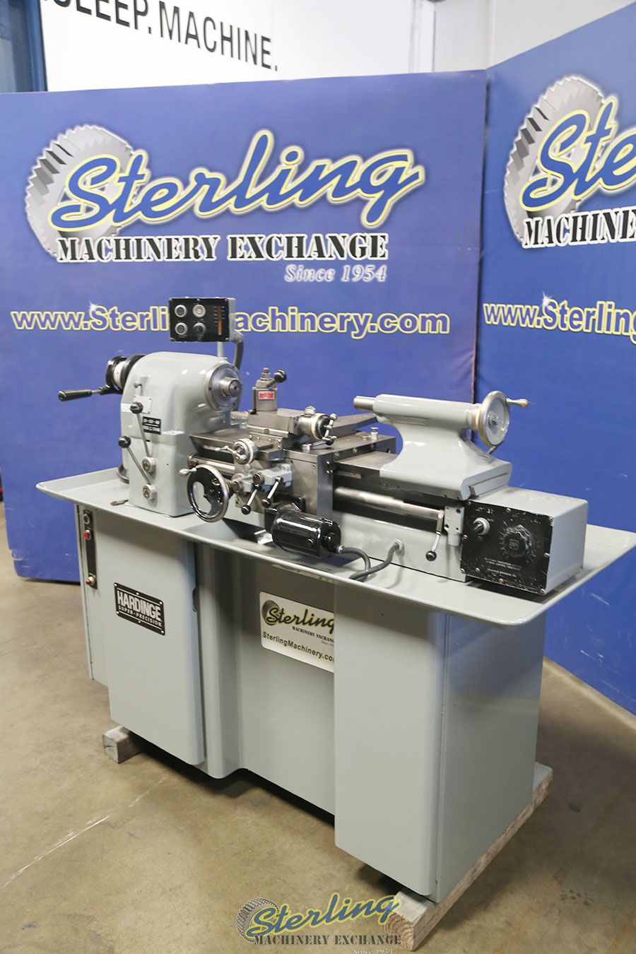 11" x 18" Hardinge #TFBH, precision toolroom turning, facing, boring lathe, no threading, Aloris tool post - Image 1