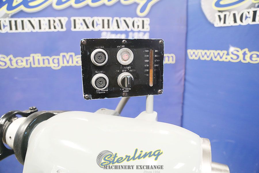 11" x 18" Hardinge #TFBH, precision toolroom turning, facing, boring lathe, no threading, Aloris tool post - Image 9