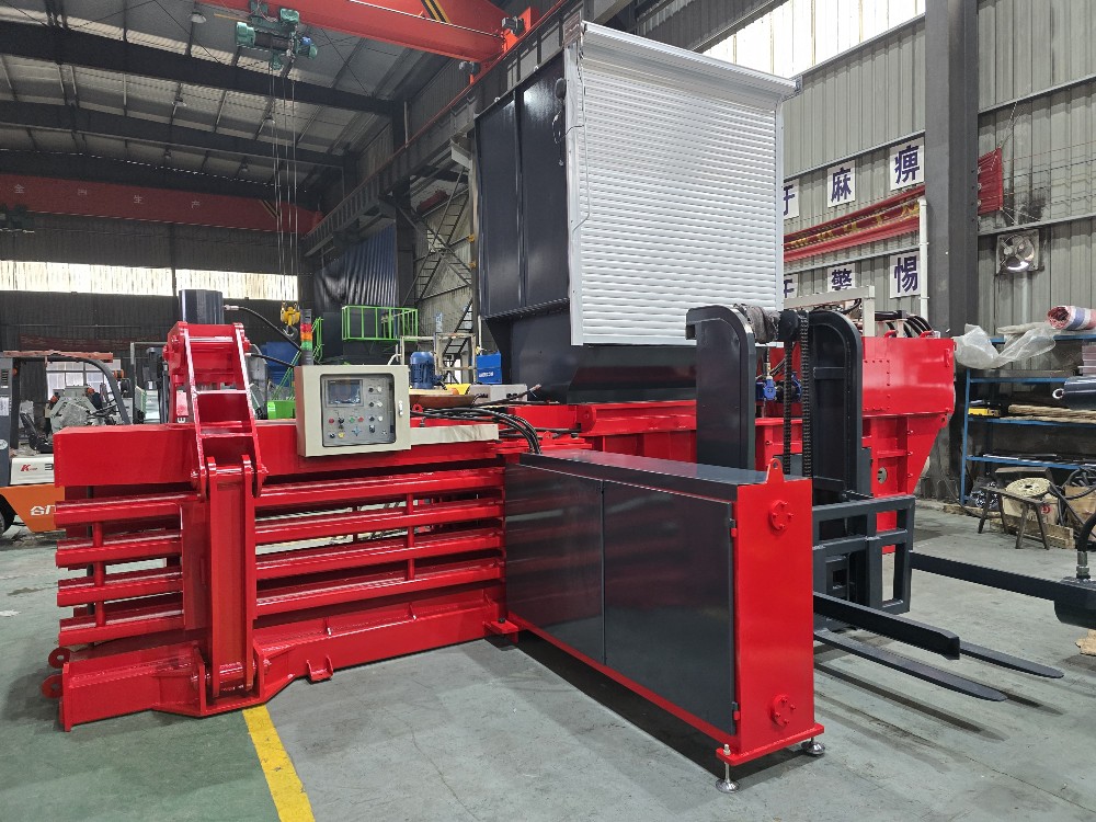 43" x 30" Enerpat #HBA-80-11075, Auto-Tie Horizontal Cardboard, Corrugated Baler, 50 HP, new - Image 2