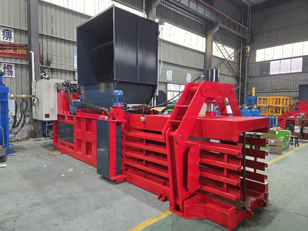 43" x 30" Enerpat #HBA-80-11075, Auto-Tie Horizontal Cardboard, Corrugated Baler, 50 HP, new - Image 4