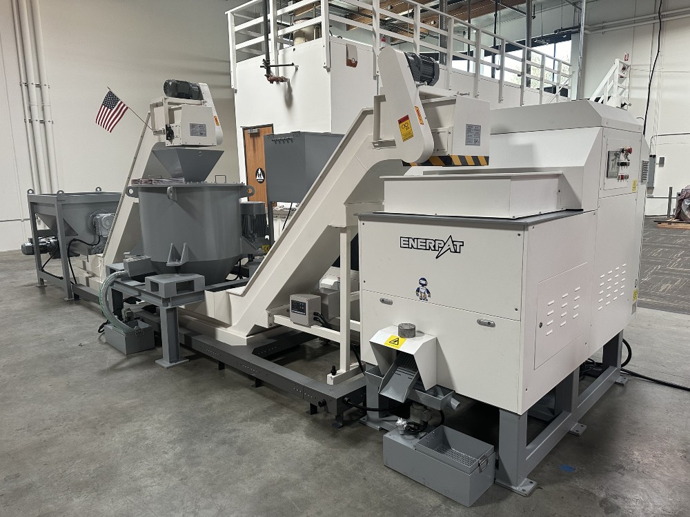 No. BMS-1090 Enerpat, Automatic Metal Chips Briquette Press Machine, 15 HP, 3.5" Diameter Briquettes, 100T - Image 6