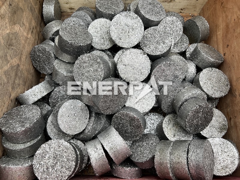 No. BMS-1090 Enerpat, Automatic Metal Chips Briquette Press Machine, 15 HP, 3.5" Diameter Briquettes, 100T - Image 8