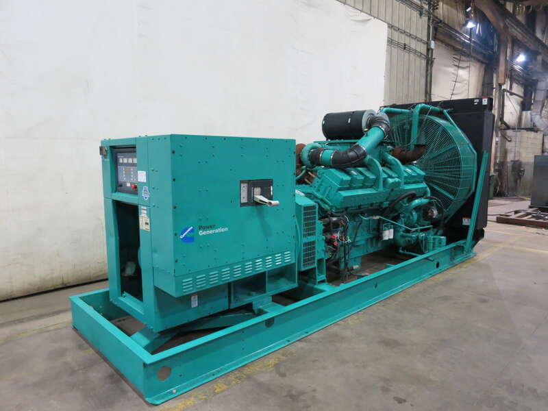1100 KW Cummins #DFLB, diesel generator set, 277/480 Volts, 2269 hours, 1620 HP @ 1800 RPM, KTA50-G2 engine - Image 2