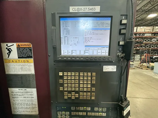 OKK #HM-100S, CNC horizontal machining center, 60 automatic tool changer, 55.1" X, 43.3" Y, 39.3" Z, 12000 - Image 5