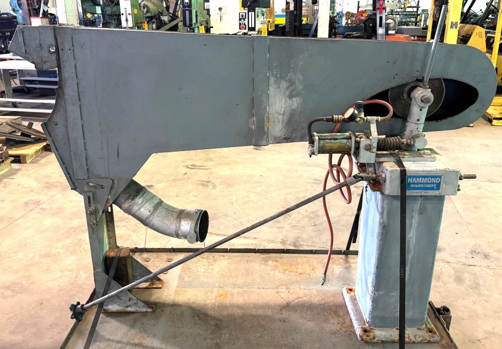Hammond #6A-LH, backstand w/ air tension, Floor Stand, Belt Guard - Image 1