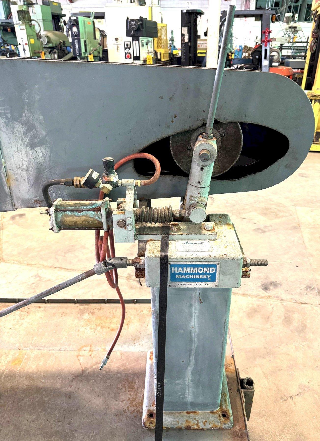 Hammond #6A-LH, backstand w/ air tension, Floor Stand, Belt Guard - Image 4