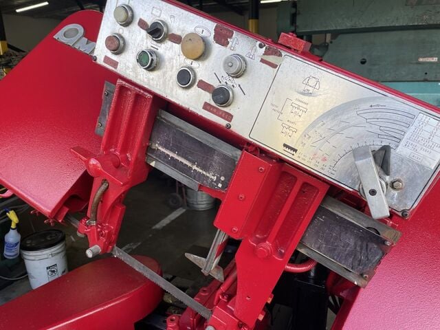 10" x 11" Amada #HA-250, Horiz Band Saw, 1" x 0.037" x 11' 6" blade, 5 HP, 27-250 FPM, 1996 - Image 2