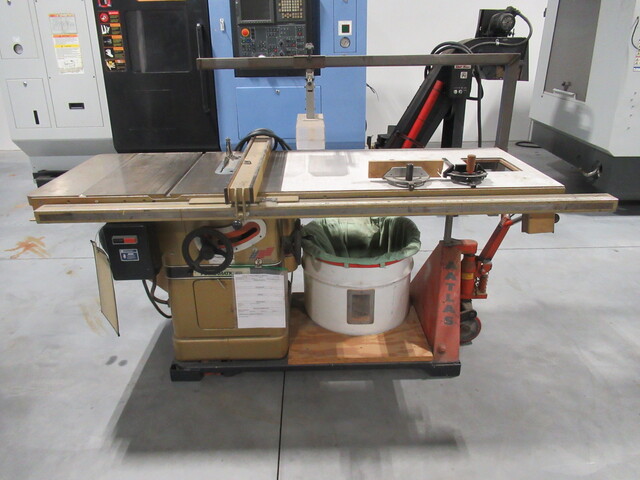 Powermatic #66, Tilting Arbor Table Saw, 10" blade, 5/8" arbor, 11000 SFM, 5 HP, 48" Fence, Dust Collector - Image 1