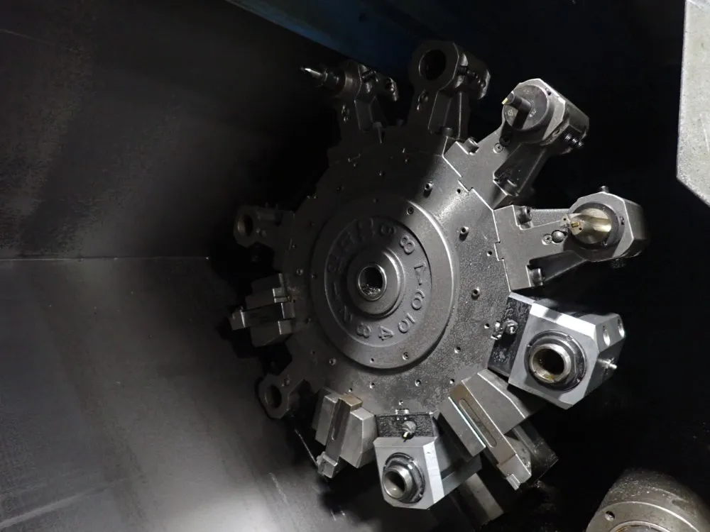 Nakamura -Tome #SC-300, CNC Lathe, 10" 3-Jaw Chuck, 220 V, 12-Spot Tool Changer - Image 9