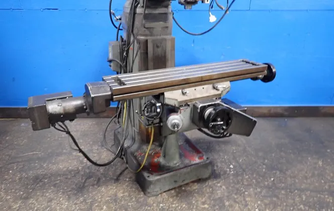 Sharp, Vertical Mill, 9" x 42" Table, 3 HP, 1720 RPM, 220/440 V. - Image 1