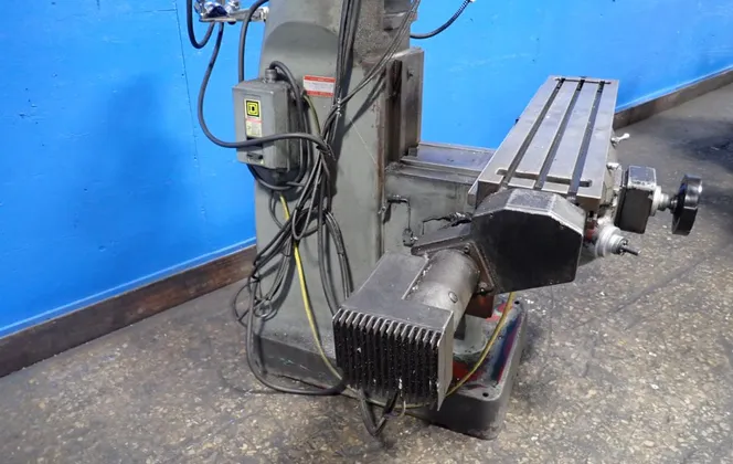 Sharp, Vertical Mill, 9" x 42" Table, 3 HP, 1720 RPM, 220/440 V. - Image 7