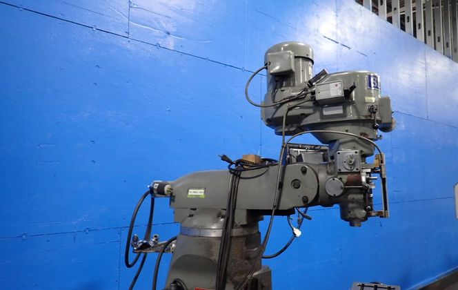 Sharp, Vertical Mill, 9" x 42" Table, 3 HP, 1720 RPM, 220/440 V. - Image 8