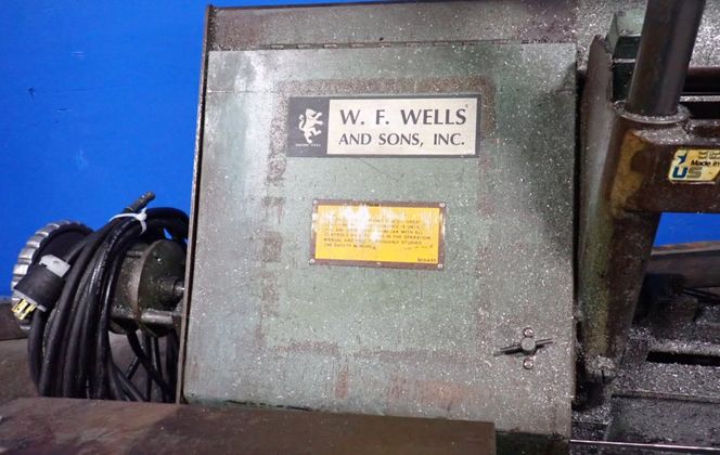 W.F. Wellsaw and Sons Inc. #W-10-1, Horizontal Band Saw, 3 HP, 1725 RPM, 208-575 V. - Image 5