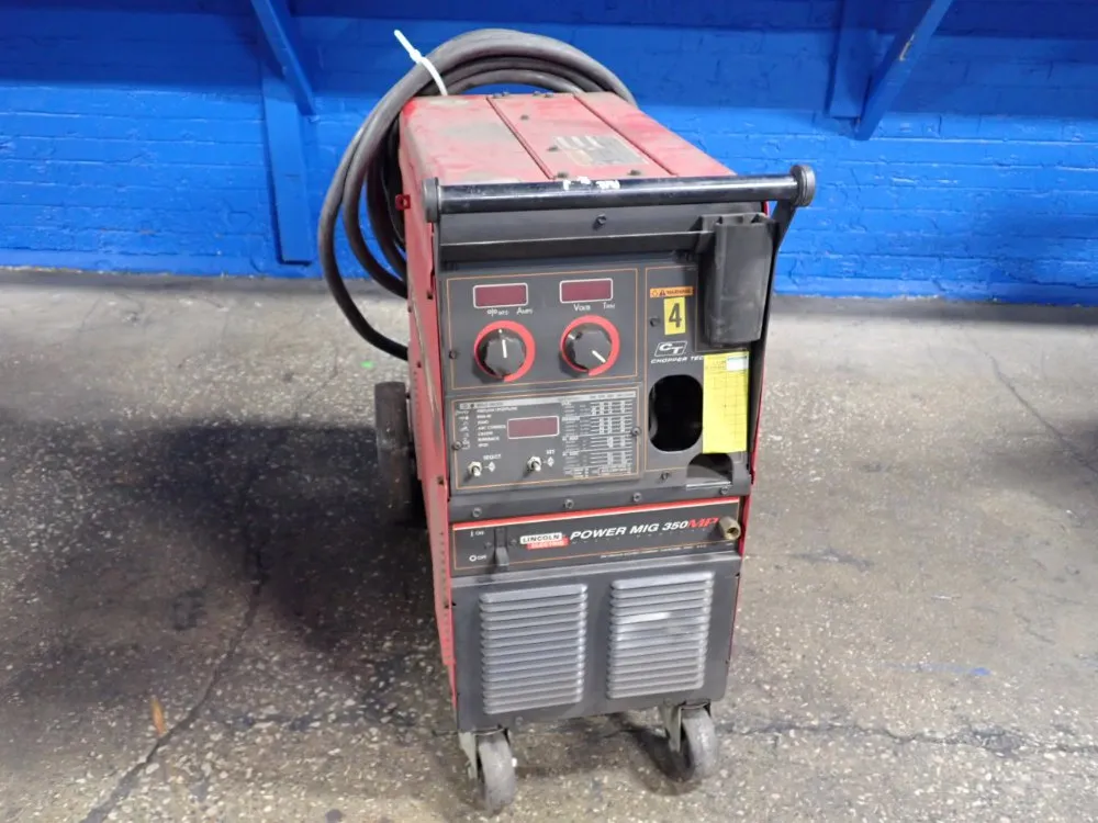 Lincoln Electric #Power-MIG-350-MP, Welder, 350 Amps, 34 VDC, 208-575 VAC - Image 1