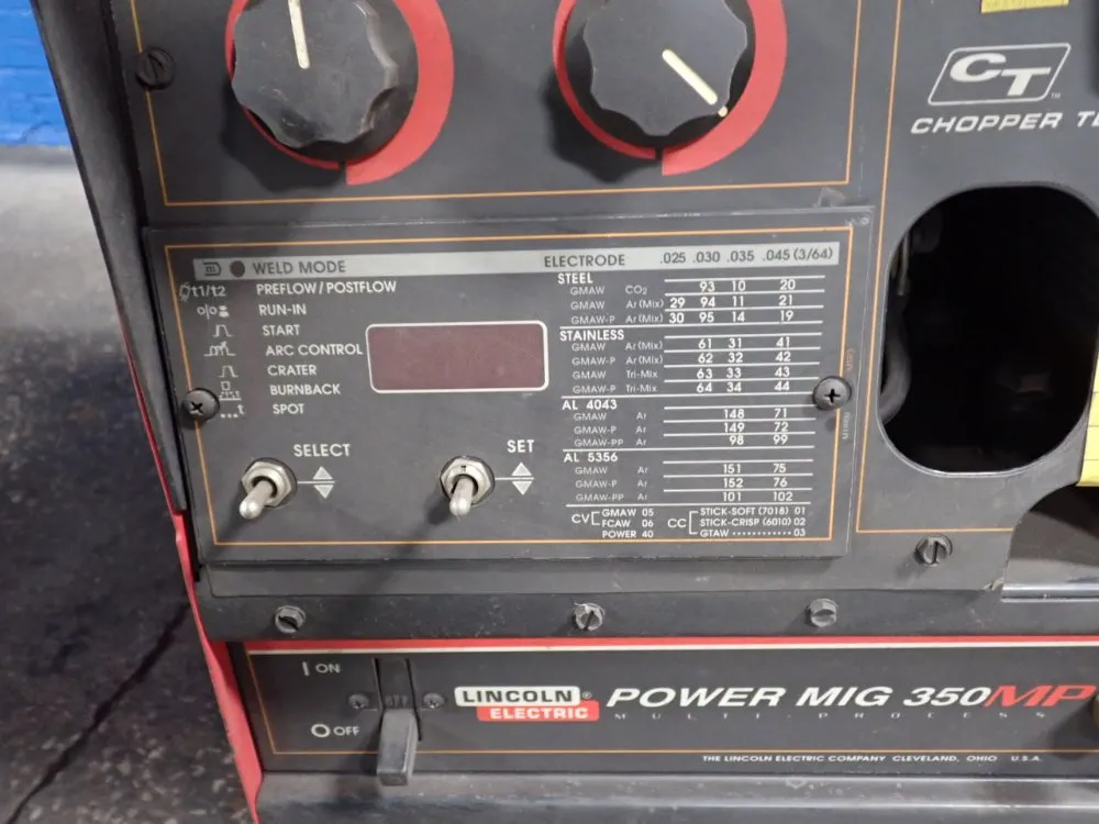 Lincoln Electric #Power-MIG-350-MP, Welder, 350 Amps, 34 VDC, 208-575 VAC - Image 3