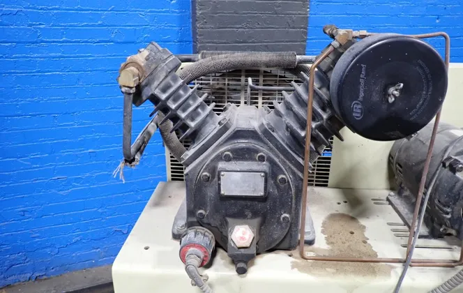 33.6 cfm, 175 psig, Ingersoll-Rand #2-2475E5-P, Air Compressor, 120 gallon Tank, 3 & 5 HP, 1465/1750 RPM - Image 5